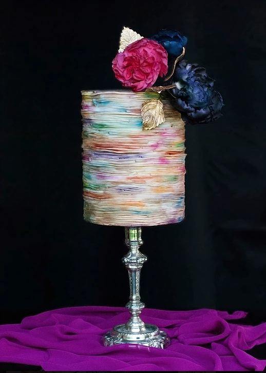 Watercolor cake